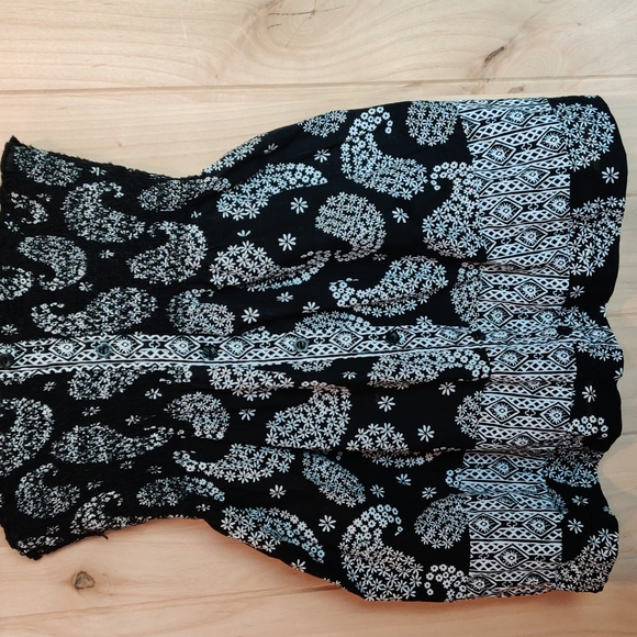 Route 66 Black & White Spaghetti Tank Top - Picture 2 of 7